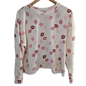 Grayson Threads Sleepwear Women's Lips Pullover Top